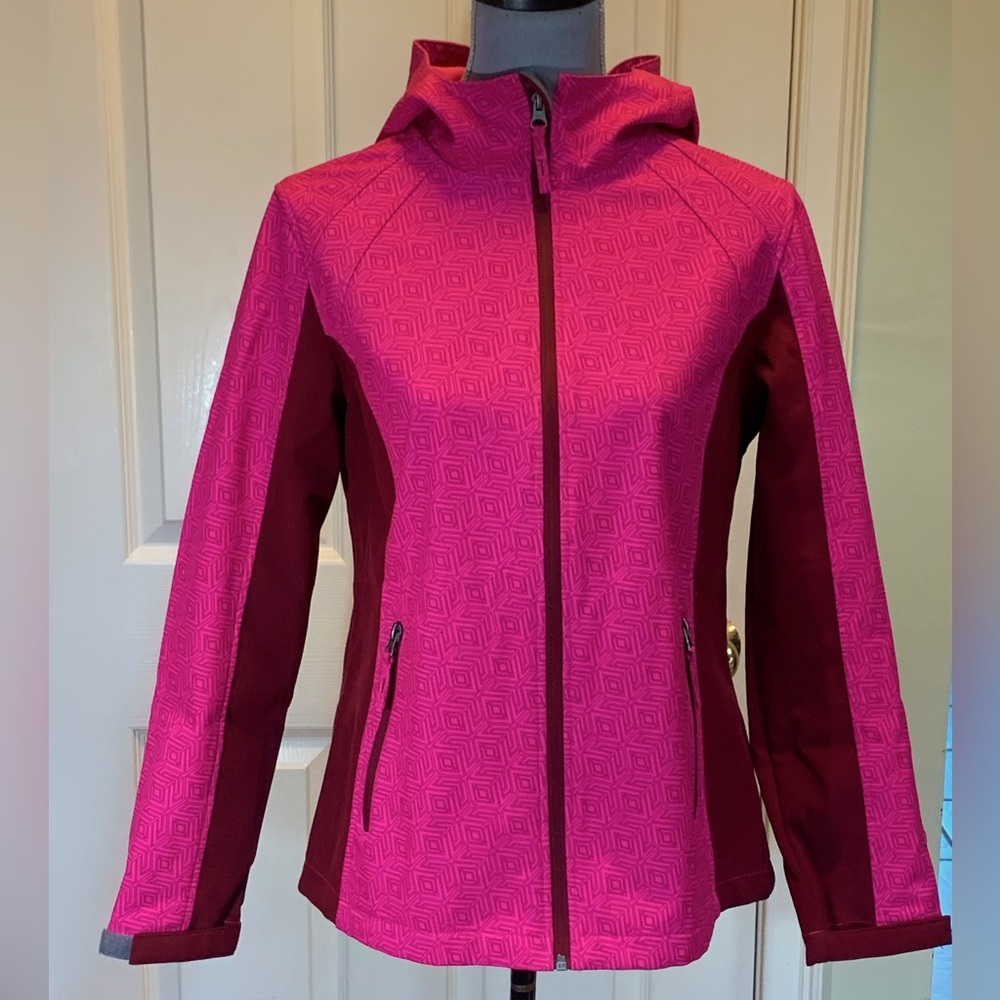 Free Tech pink, and maroon jacket size medium 8-10
